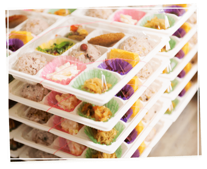 お弁当の製造のイメージ写真